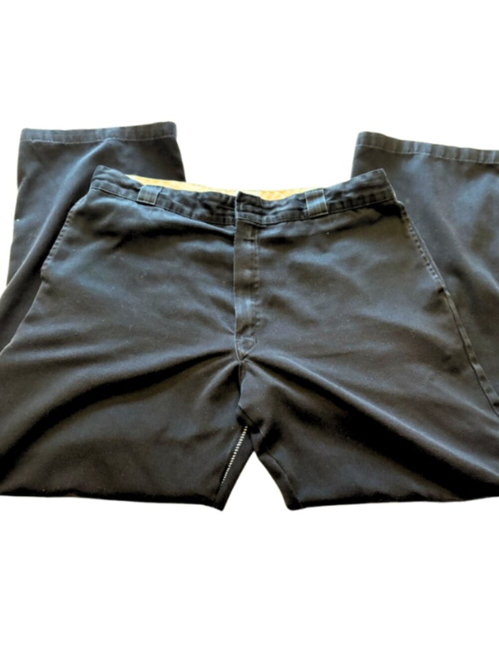 Dickies Loose Fit Work Pants Black Straight Leg Men's 36x30 (Approx)